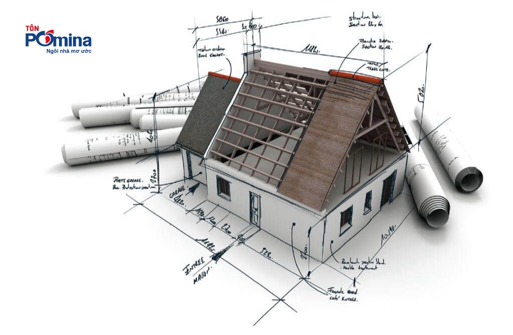 Cách tính diện tích mái tôn lợp nhà đúng và chuẩn kỹ thuật