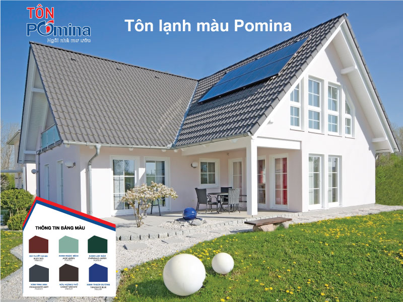 Tôn lạnh màu Pomina