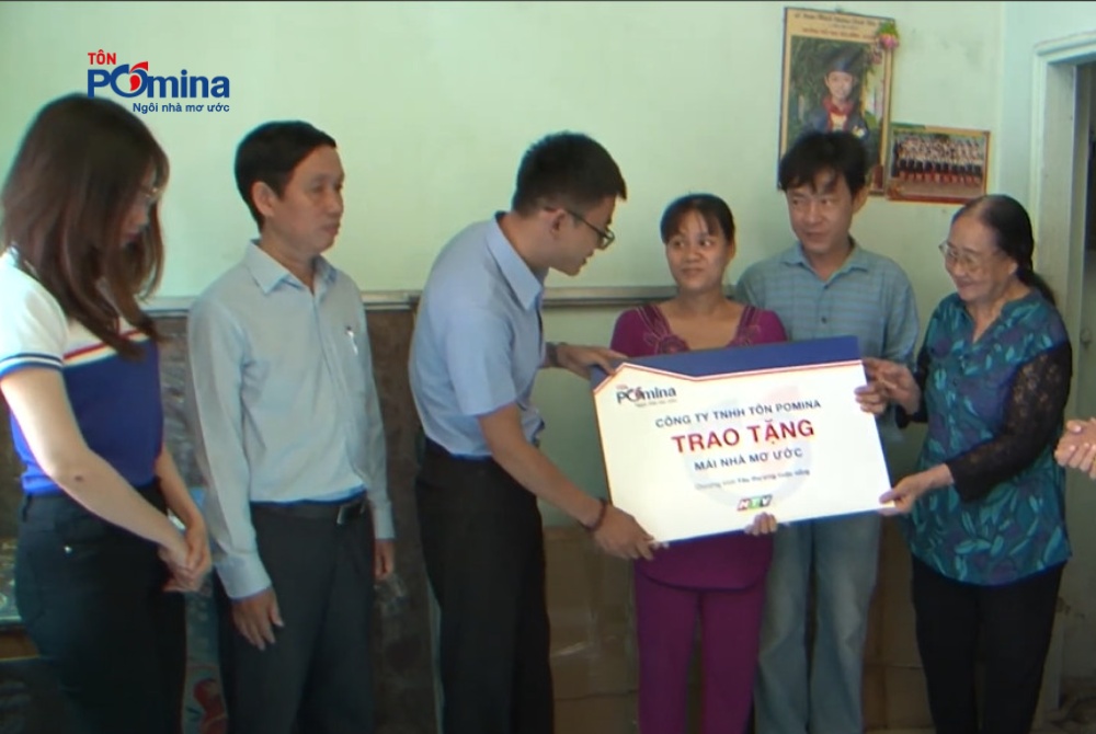 Yêu thương cuộc sống - Tôn Pomina trao tặng Mái nhà mơ ước I Anh Trần Minh Hùng