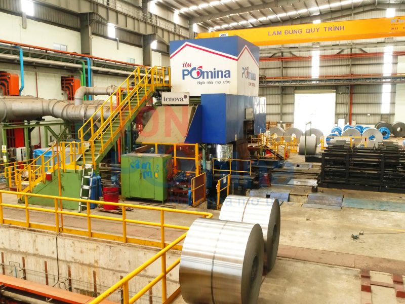 Explore the production line of Pomina Steel Plant - Cold Rolling Line