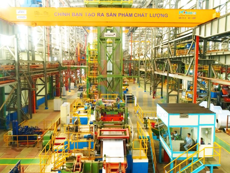 Explore the production line of Pomina Steel Plant - Alloy Coating Line