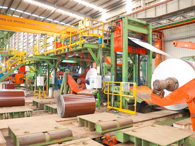 Explore the production line of Pomina Steel Plant - Color Coating Line