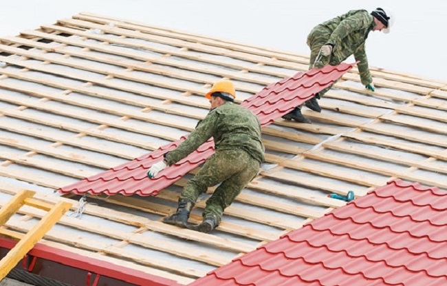 lợp tôn chống nóng sân thượng cho mái nhà có độ dốc cao
