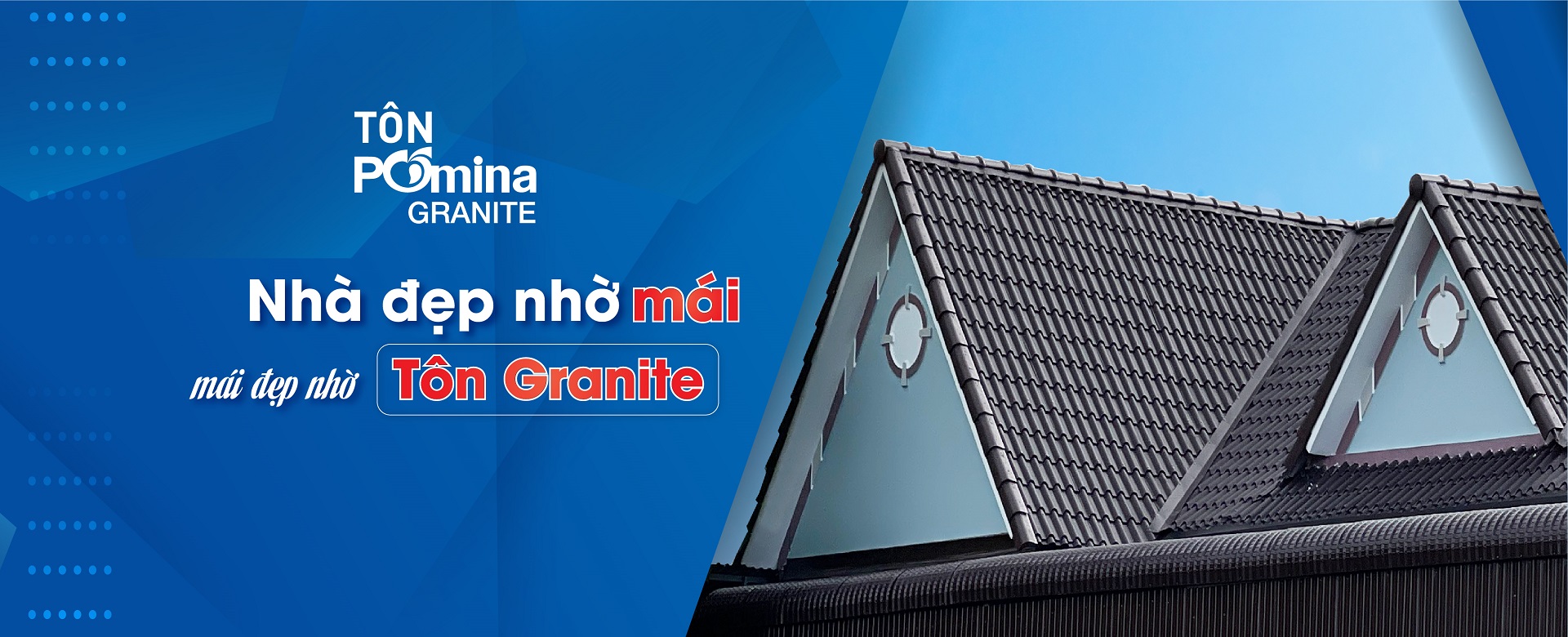 Tôn Granite Pomina - Tôn Pomina - Nhà máy sản xuất Tôn Pomina