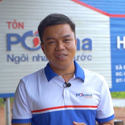 Ông Lê Ngọc Tám - Giám đốc Công ty TNHH Tôn Hoàng Thịnh