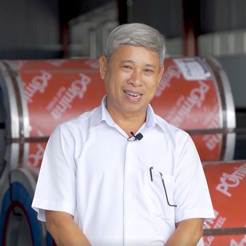 Mr. Le Đinh Trung - Chairman of Thanh Phong Steel JSC – Kien Giang province