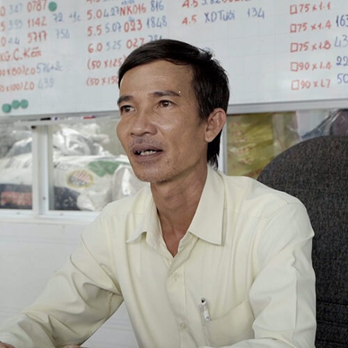 Mr. Phan Hong Duy - Director of Van Loi Steel Co., Ltd (Dong Thap province)