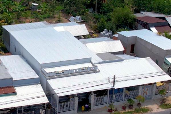 Tôn lạnh solar - Nhà chị Trang Hậu Giang