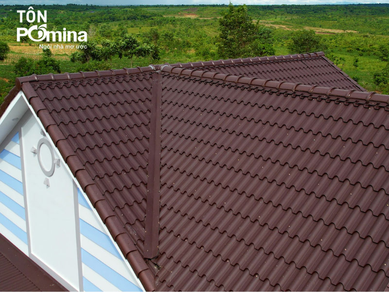 mái tôn giả ngói