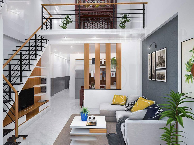 bản vẽ nhà cấp 4 gác lửng