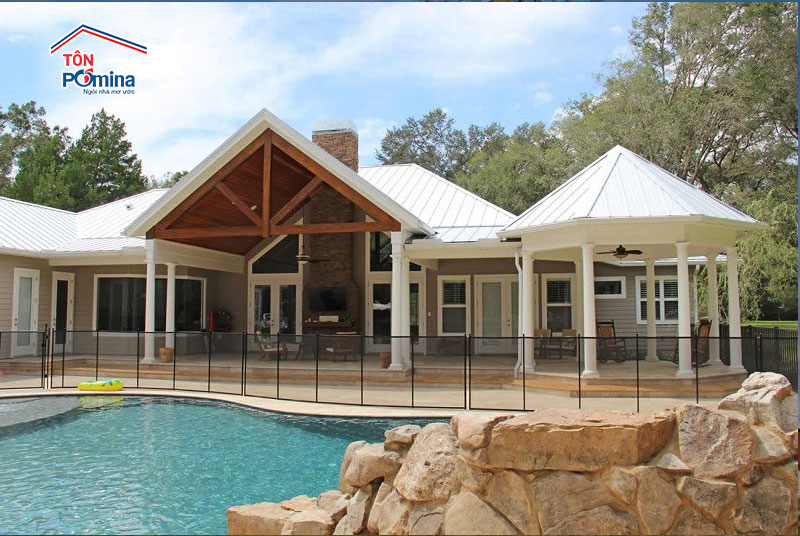 các loại màu tôn lợp mái