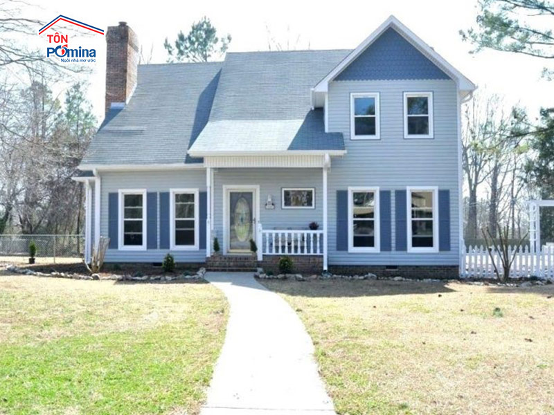 cách phối màu sơn tường ngoài trời