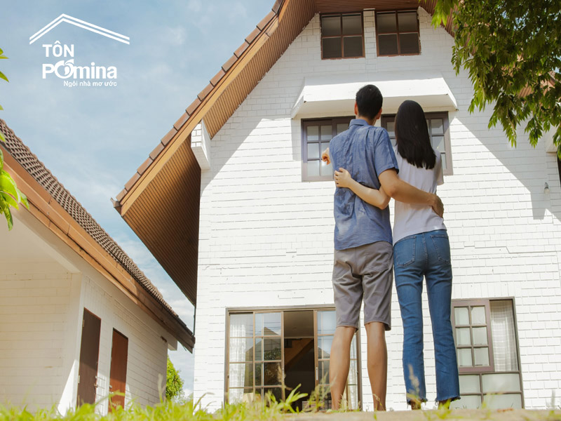 đèn trang trí phòng khách nhà cấp 4