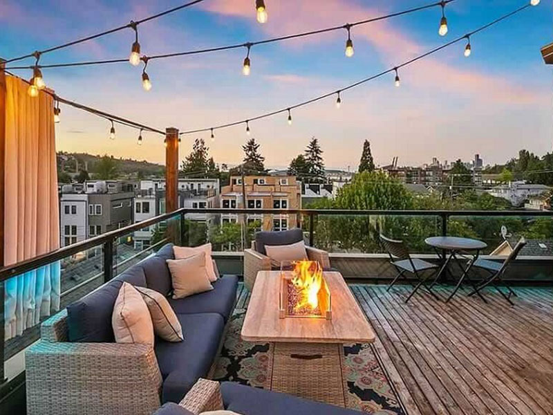 trang trí sân thượng nhỏ đẹp