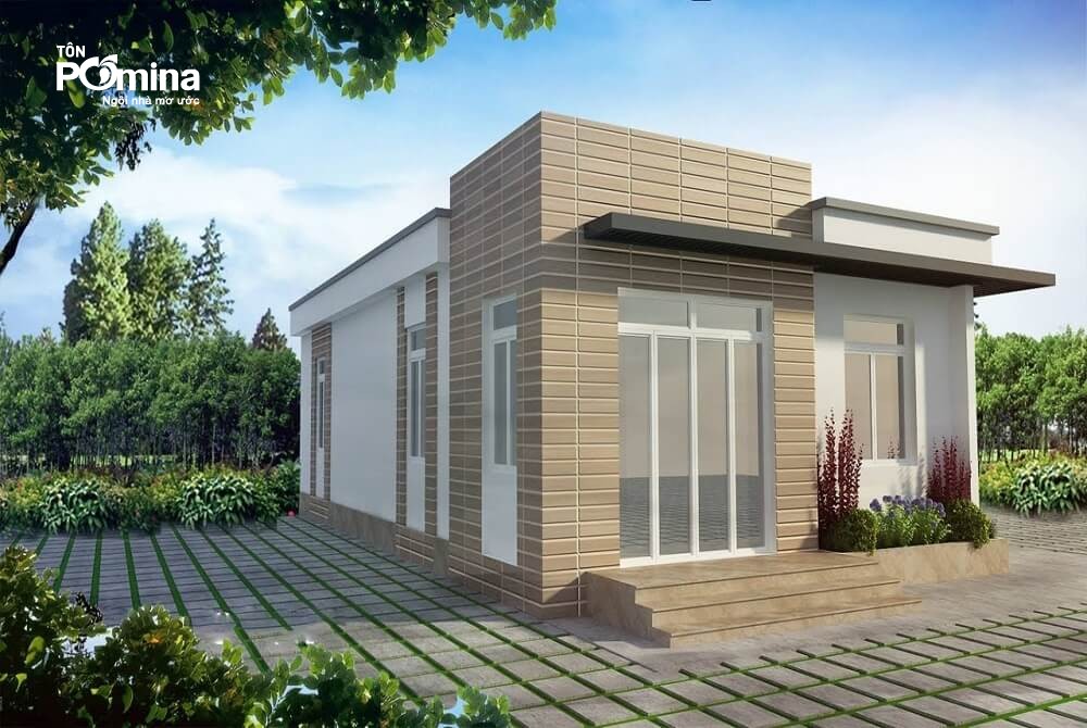 Cách tính chi phí xây nhà cấp 4 mái tôn