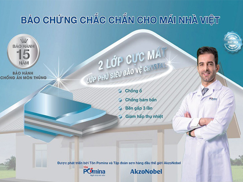 nhà mái tôn bị dột