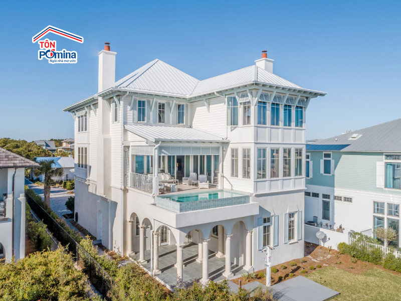 tôn lạnh màu trắng sữa