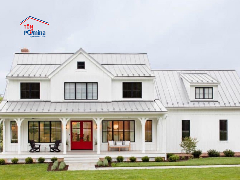 tôn lạnh màu trắng sữa