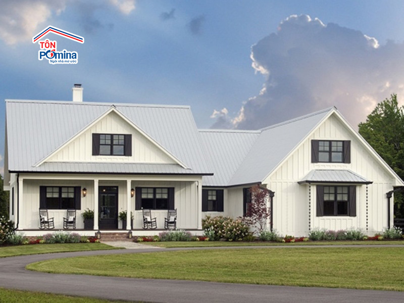 tôn lạnh màu trắng sữa