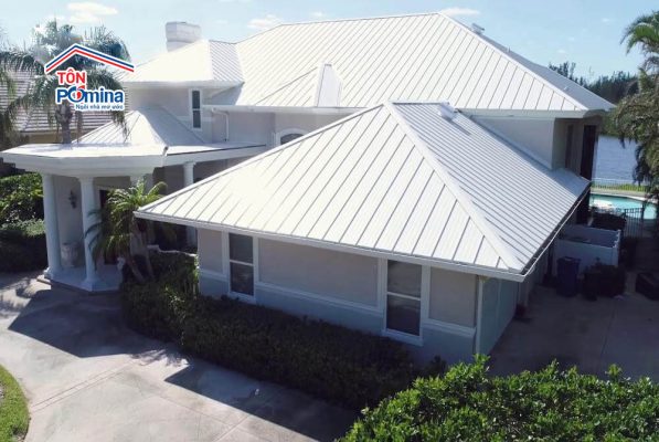 tôn lạnh màu trắng sữa