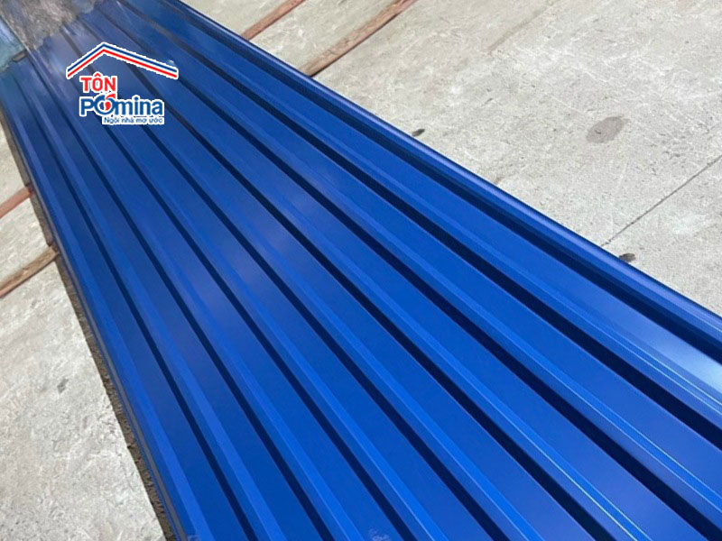 tôn lạnh màu xanh dương