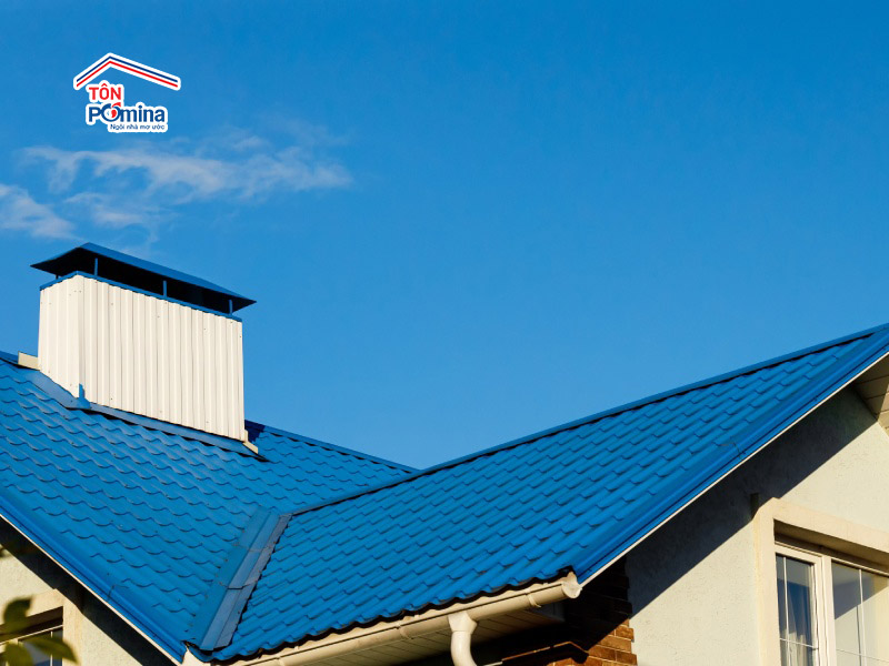 tôn lạnh màu xanh dương