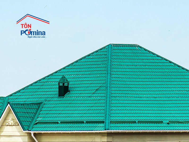 tôn lạnh màu xanh ngọc