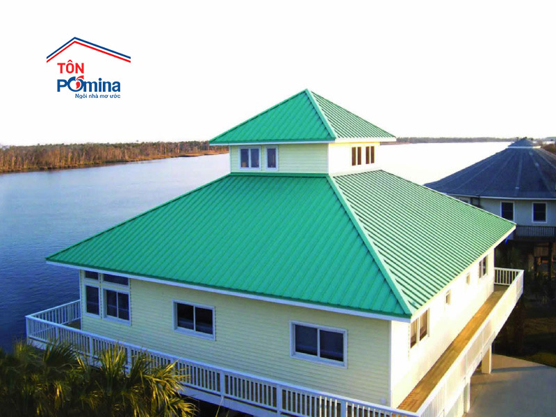 tôn lạnh màu xanh ngọc