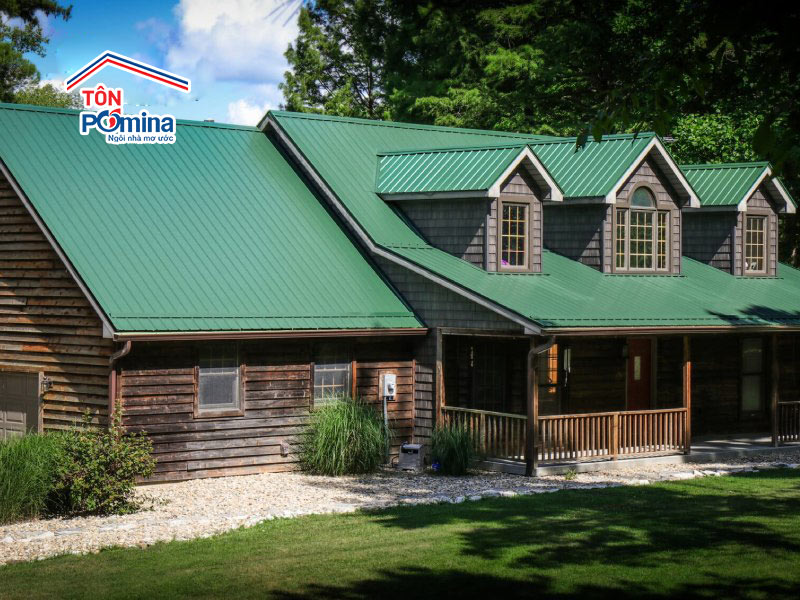 tôn lạnh màu xanh ngọc