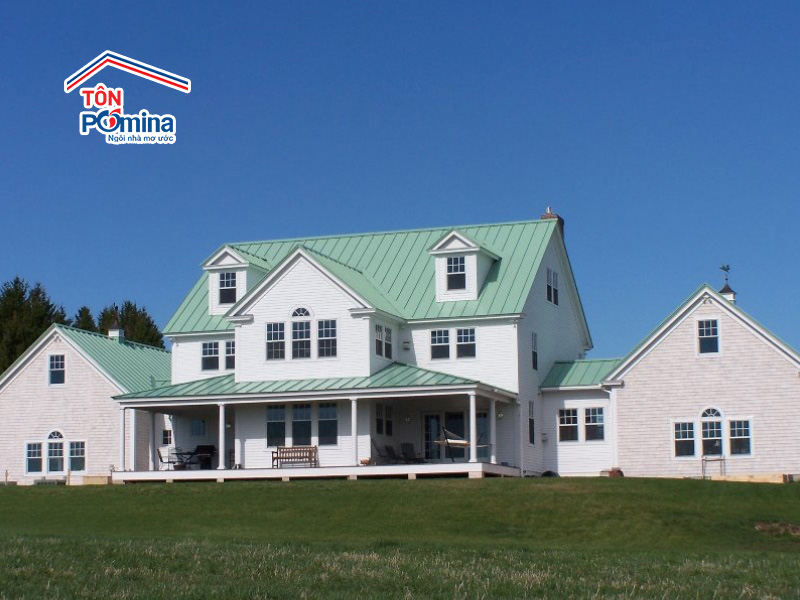 tôn lạnh màu xanh ngọc