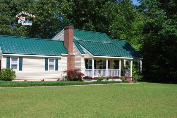 tôn lạnh màu xanh rêu