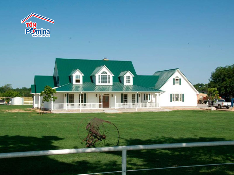 tôn lạnh màu xanh rêu