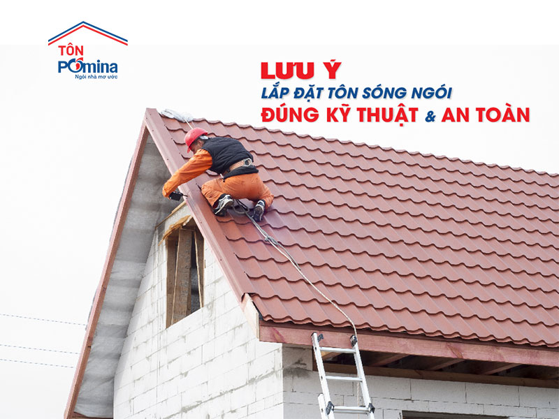 hướng dẫn cách thi công tôn sóng ngói