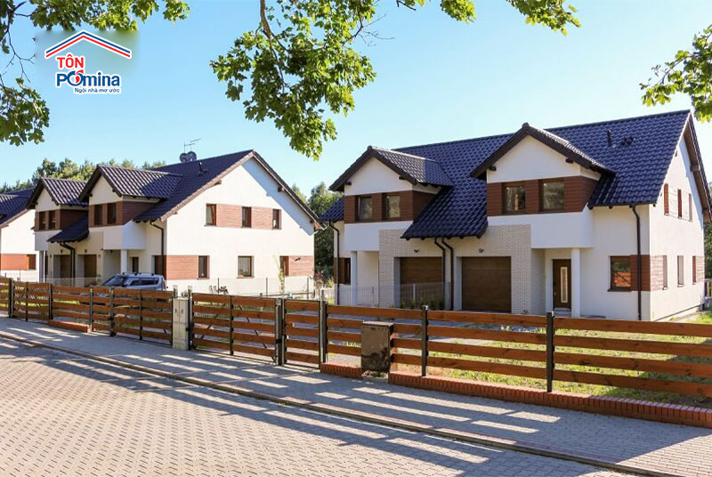 tôn giả ngói màu xanh dương