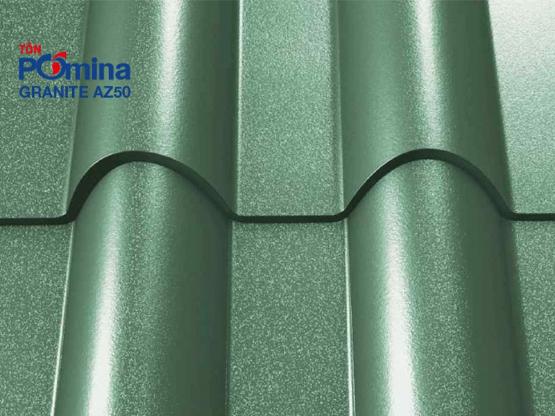 tôn giả ngói màu xanh rêu